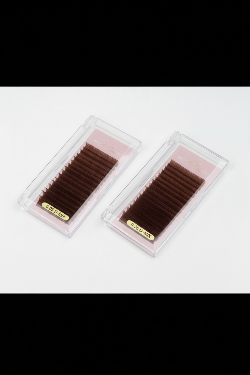 Light Brown Lash Mixed Lengths