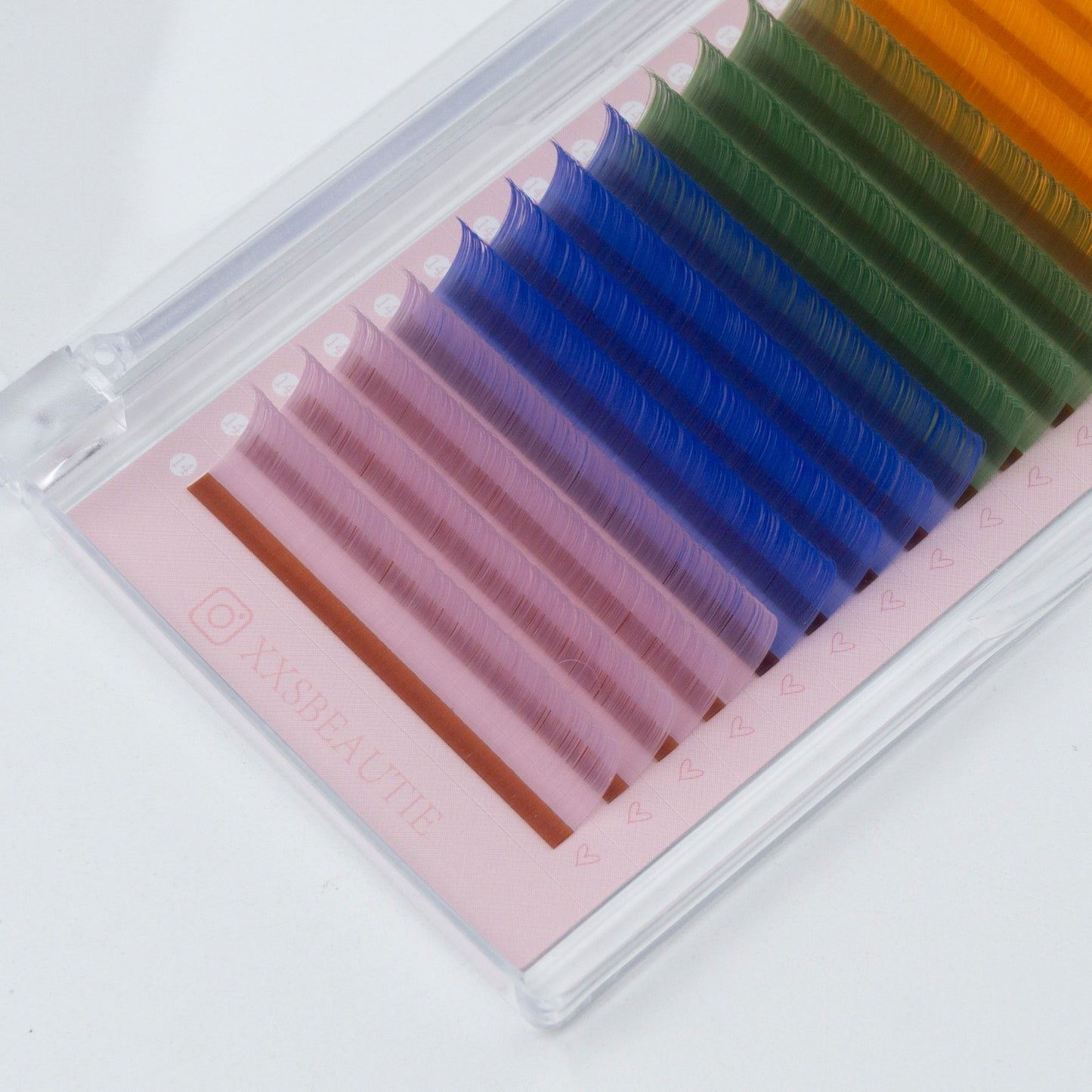 Mixed Color Lashes Single Lengths